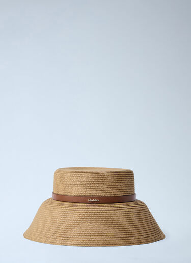 Woven Straw Hat Max Mara Woven Straw Hat Beige max0264049