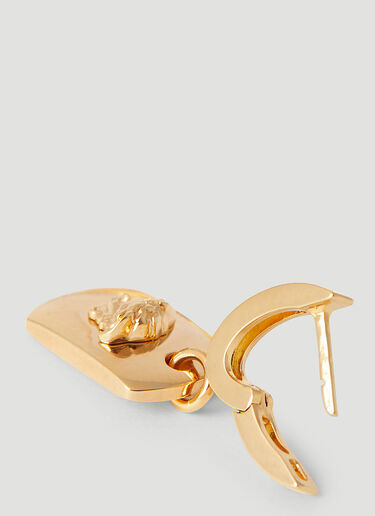 Medusa Drop Earrings Versace Medusa Drop Earrings Gold ver0255036
