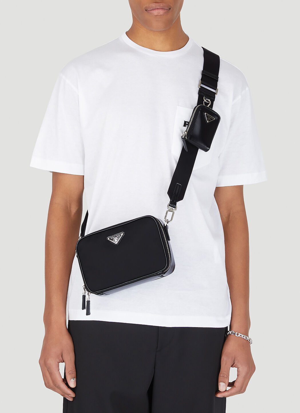 Prada cross body deals bag mens