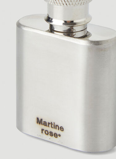Martine Rose Mini Flask Keyring Black mtr0147028
