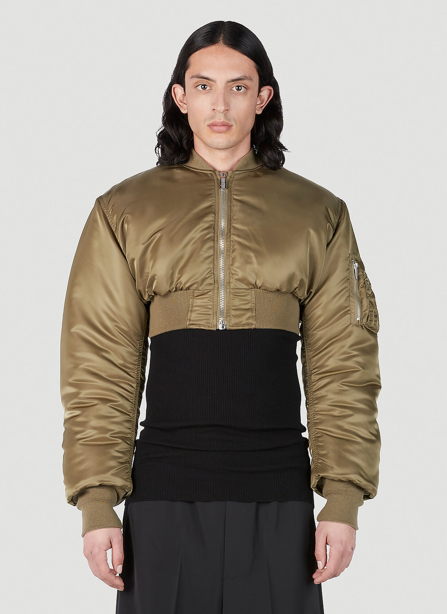 VTMNTS CROPPED BOMBER JACKET