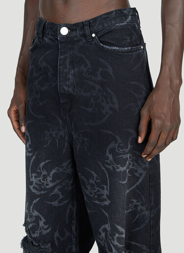 Han Kjøbenhavn Laser Tribal Jeans Black han0153007