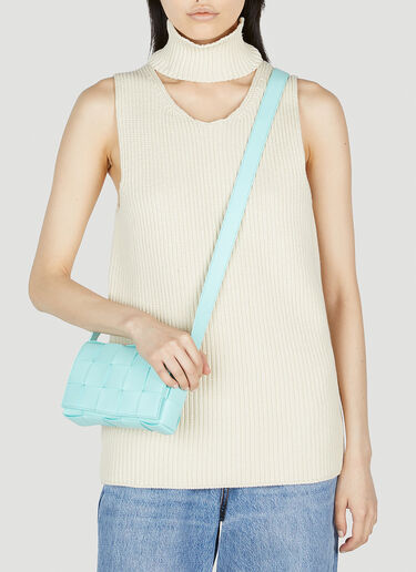 카세트 숄더백 Bottega Veneta 카세트 숄더백 블루 bov0252018