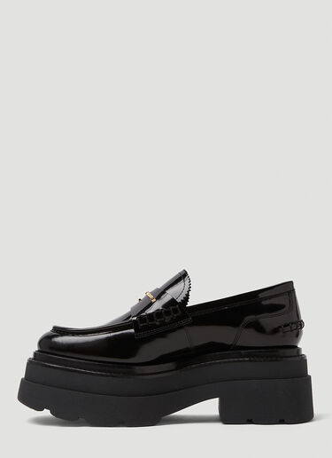 Alexander Wang Carter Platform Loafers Black awg0249054