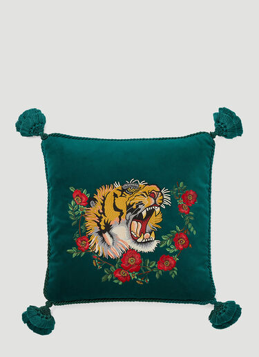 Gucci Tiger Cushion Green wps0638410