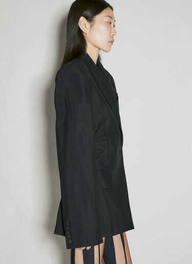 Mugler 레이스 장식 코트 블랙 mug0254003