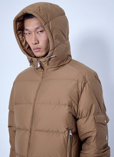 LN-CC® - Moncler RE/ICONS: Himalaya Hooded Short Down Jacket - Brown Moncler RE/ICONS Himalaya Hooded Short Down Jacket Brown mon0166058