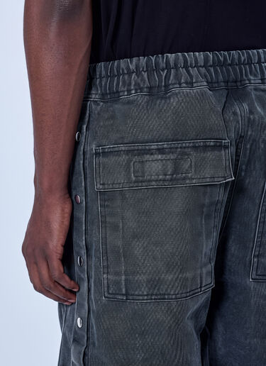 LN-CC® - Rick Owens DRKSHDW: Pusher Shorts - Grey Rick Owens DRKSHDW Pusher Shorts Grey drk0166011