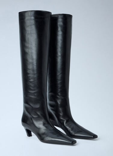 Khaite Davis Knee-High Boots Black kha0265034