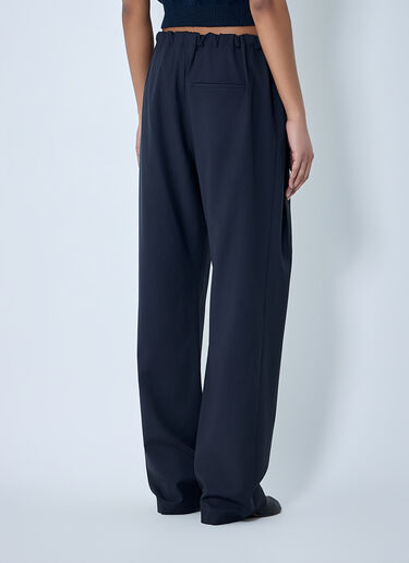 Khaite Rohen Drawstring Pants Navy kha0264002