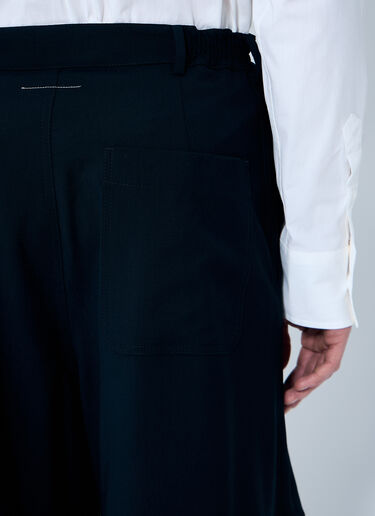 MM6 Maison Margiela Tapered Wool Pants Black mmm0159007