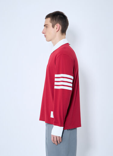 Thom Browne Rugby Jersey Long Sleeve Top Red thb0159007