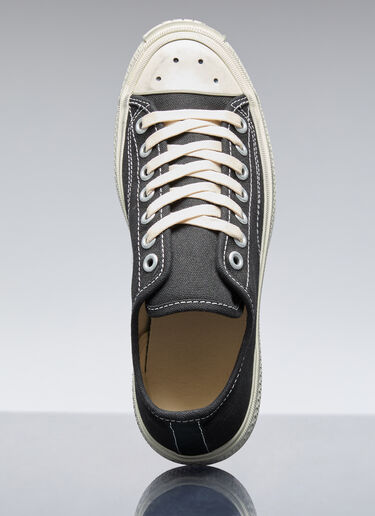 Acne Studios 캔버스 로우탑 스니커즈 블랙 acn0255018