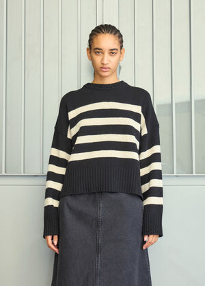 Skall Studio Campa Stripe Sweater Black ska0258009