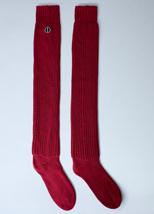 Moncler x Rick Owens Hiking Socks Red mcs0363022