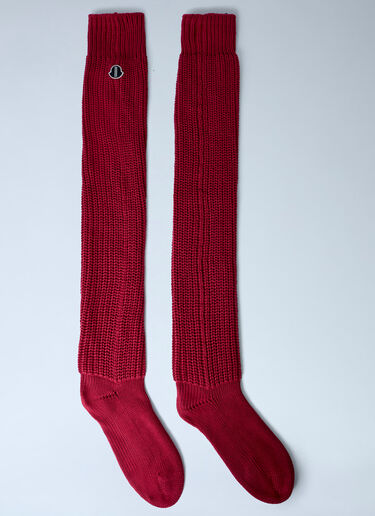 Moncler x Rick Owens Hiking Socks Red mcs0363022