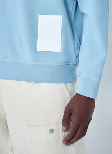 Stone Island Cotton Jersey Sweatshirt Blue sto0164080