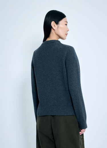 GANNI Graphic Bear Sweater Grey gan0259048
