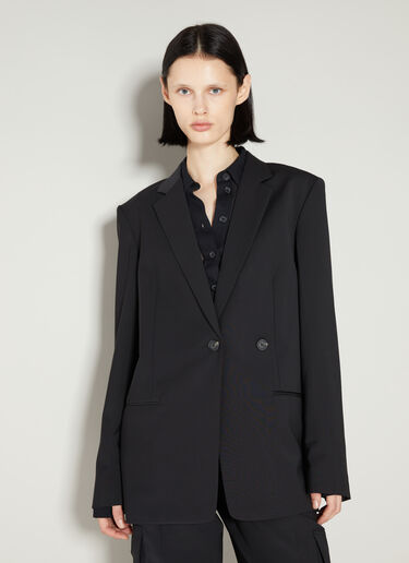 Helmut Lang Asymmetrical Blazer Black hlm0253007