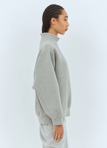 Dries Van Noten Side Zip Sweatshirt Grey dvn0258019