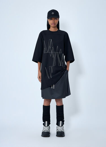 Moncler x Rick Owens Drawstring Midi Kilt Shorts Black mcs0363014