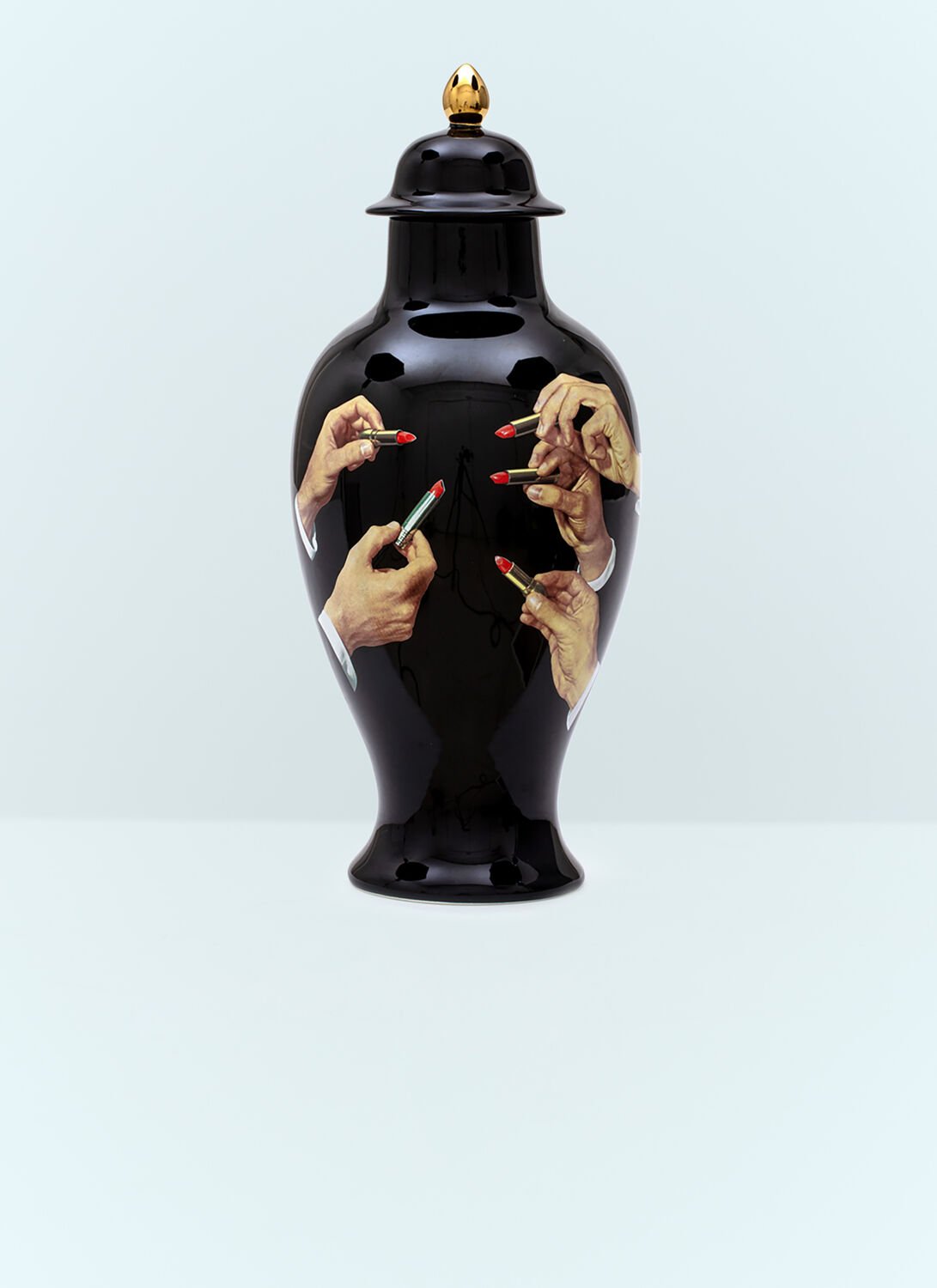 Seletti X Toiletpaper Lipsticks Vase In Black