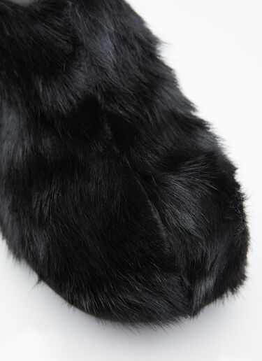 Dries Van Noten ポニーヘアクロッグ ブラック dvn0154032