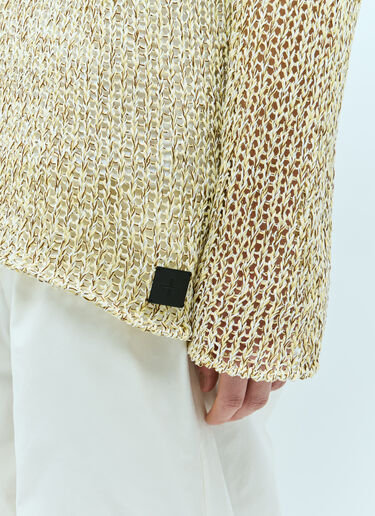 Jil Sander+ Open Knit Sweater Yellow jsp0156007