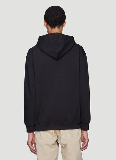 Mr. Thunders 로고 후드 스웻셔츠 Black mrt0135002
