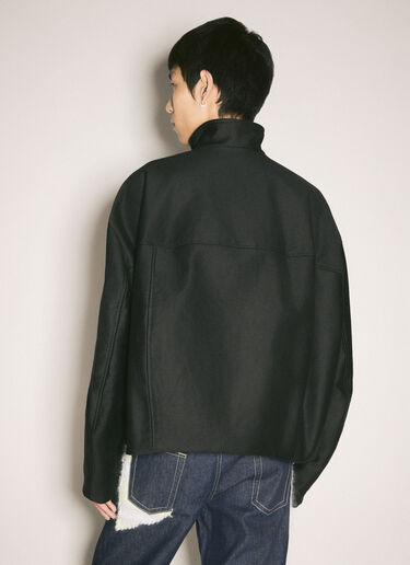 Marni 크롭 코쿤 재킷 블랙 mni0158003