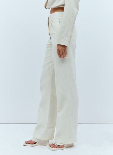Jacquemus 르 판탈롱 피셀 팬츠 크림 jac0254011