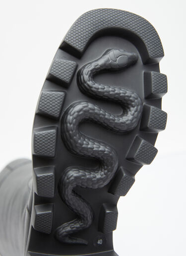 Gucci Interlocking G High Leather Boots Black guc0255062