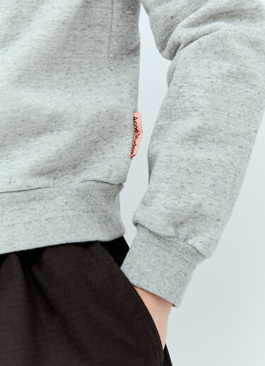 Acne Studios Half-Zip Sweatshirt Grey acn0155023