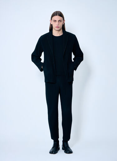 Homme Plissé Issey Miyake Pleated Blazer Black hmp0159016
