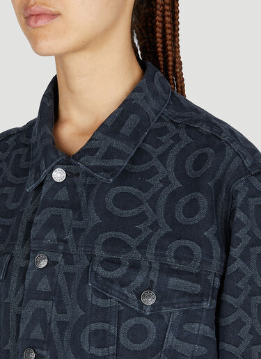 Marc Jacobs Monogram Denim Jacket Black mcj0251005