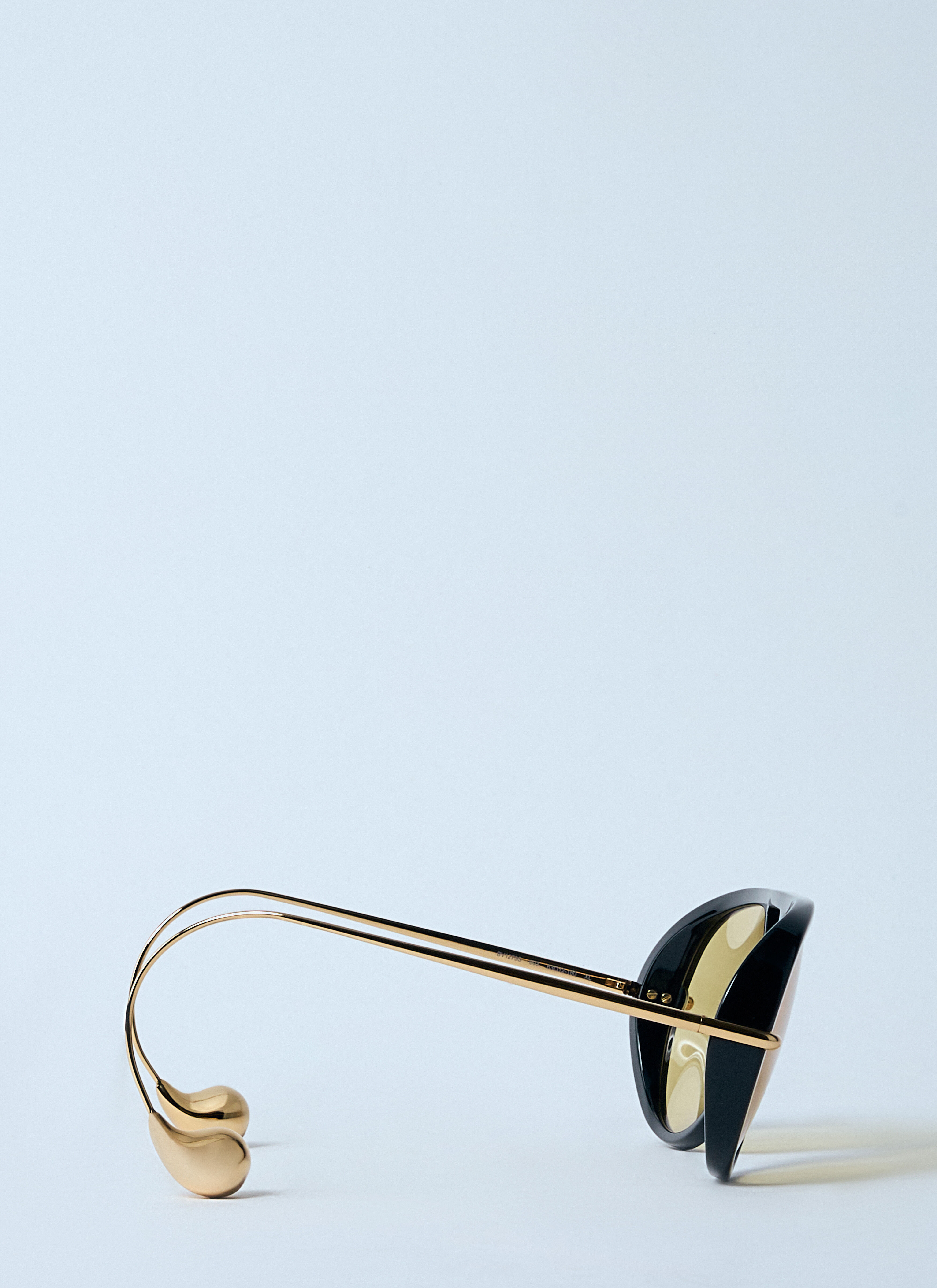 Bottega Veneta Drop Aviator Sunglasses in Black für Damen | LN-CC®