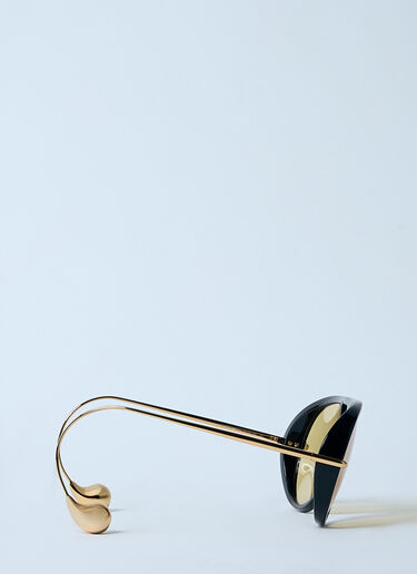 Bottega Veneta Drop 飞行员太阳镜 黑色 bos0359003