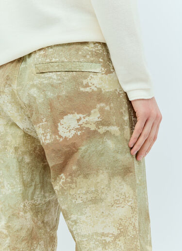 Stone Island Camo Drawstring Pants Green sto0156060