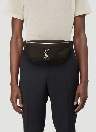 Saint Laurent Cassandre Classic Belt Bag Black sla0140034