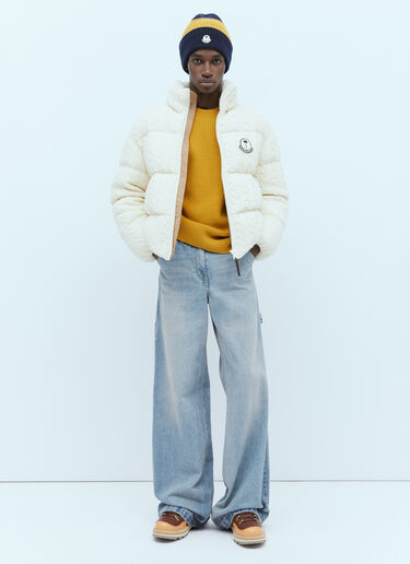 ロゴパッチウールセーター Moncler x Palm Angels ロゴパッチウールセーター イエロー mpa0355014