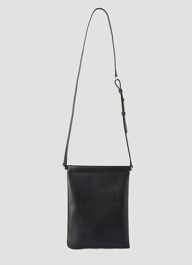 Saint Laurent Flat Crossbody Bag Black sla0147050
