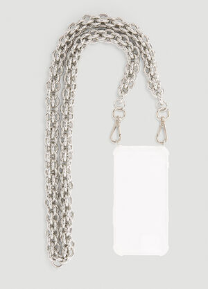 1017 ALYX 9SM Oversized Chain Strap iPhone 13 Case Grey aly0152002