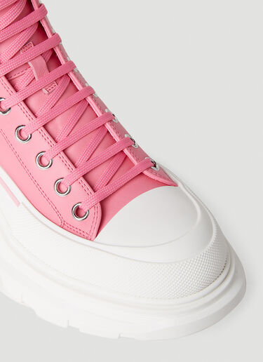 Alexander McQueen Tread Slick Boots Pink amq0251045