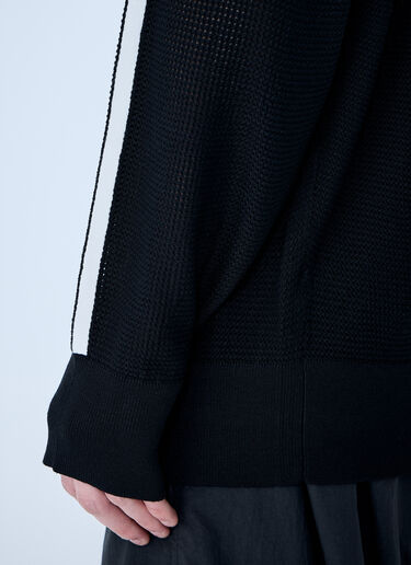 Y-3 GFX Distressed Sweater Black yyy0160029
