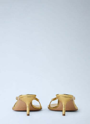 Acne Studios Kitten Heel Sandals Gold acn0265006