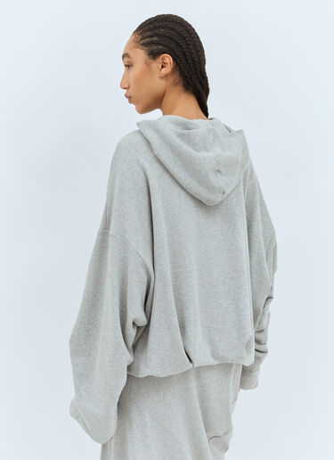 Dries Van Noten Balloon Hooded Sweatshirt Grey dvn0258028