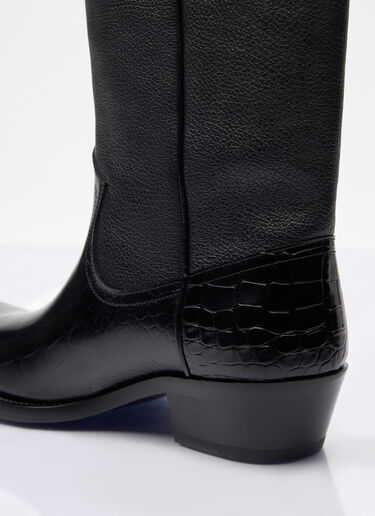 Martine Rose 牛仔靴  黑色 mtr0158020
