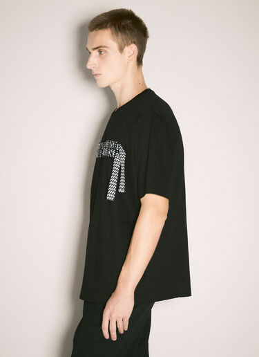 Curb Lace T-Shirt Lanvin Curb Lace T-Shirt Black lnv0158003