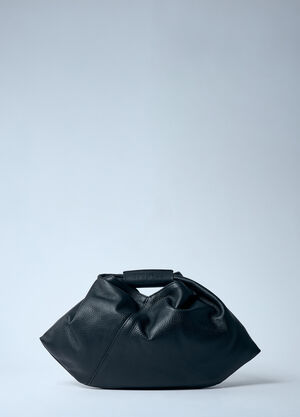 MM6 Maison Margiela 가죽 드레이프 미니 백  블랙 mmm0259021