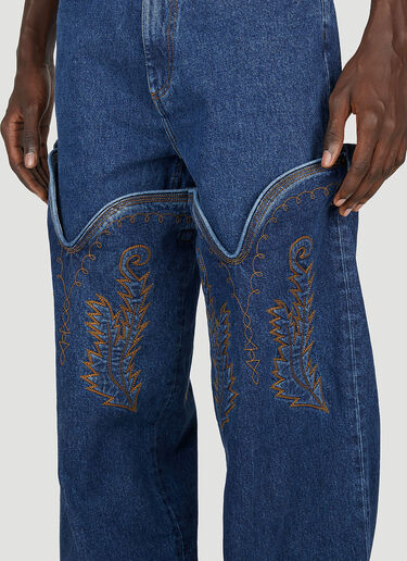 Y/Project Cowboy Cuff Jeans Blue ypr0352006